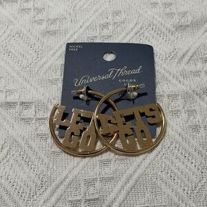 Universal Thread Gold Statement Earrings